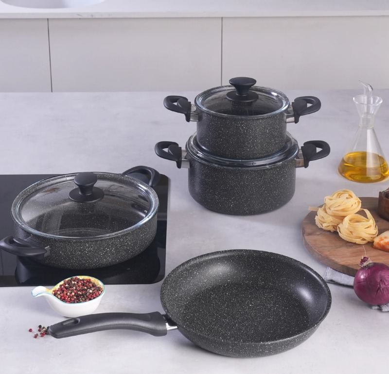 Karaca Stream Bone Saturn 24 Parça 6 Kişilik Yemek Takımı Platin